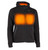 12V MED BLACK WOMENS HEATED HOODIE