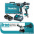 18V 2PCE B/LESS IMP WRENCH, HAM DRILL 2X5AH BAT,CHRG,CASE