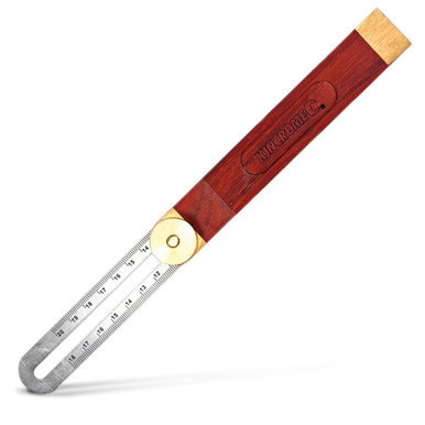 Graduation Handle Hardwood Handle with Brass Ends Etched Stainless Steel Blade Metric ...