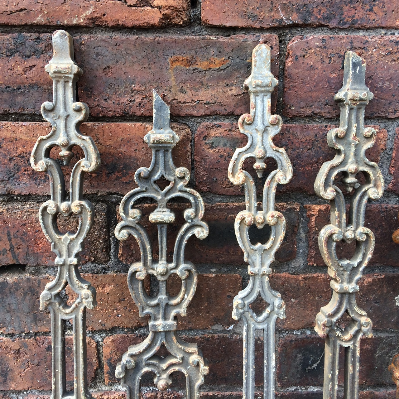 Decorative Victorian cast iron spindles. Glasgow Salvage