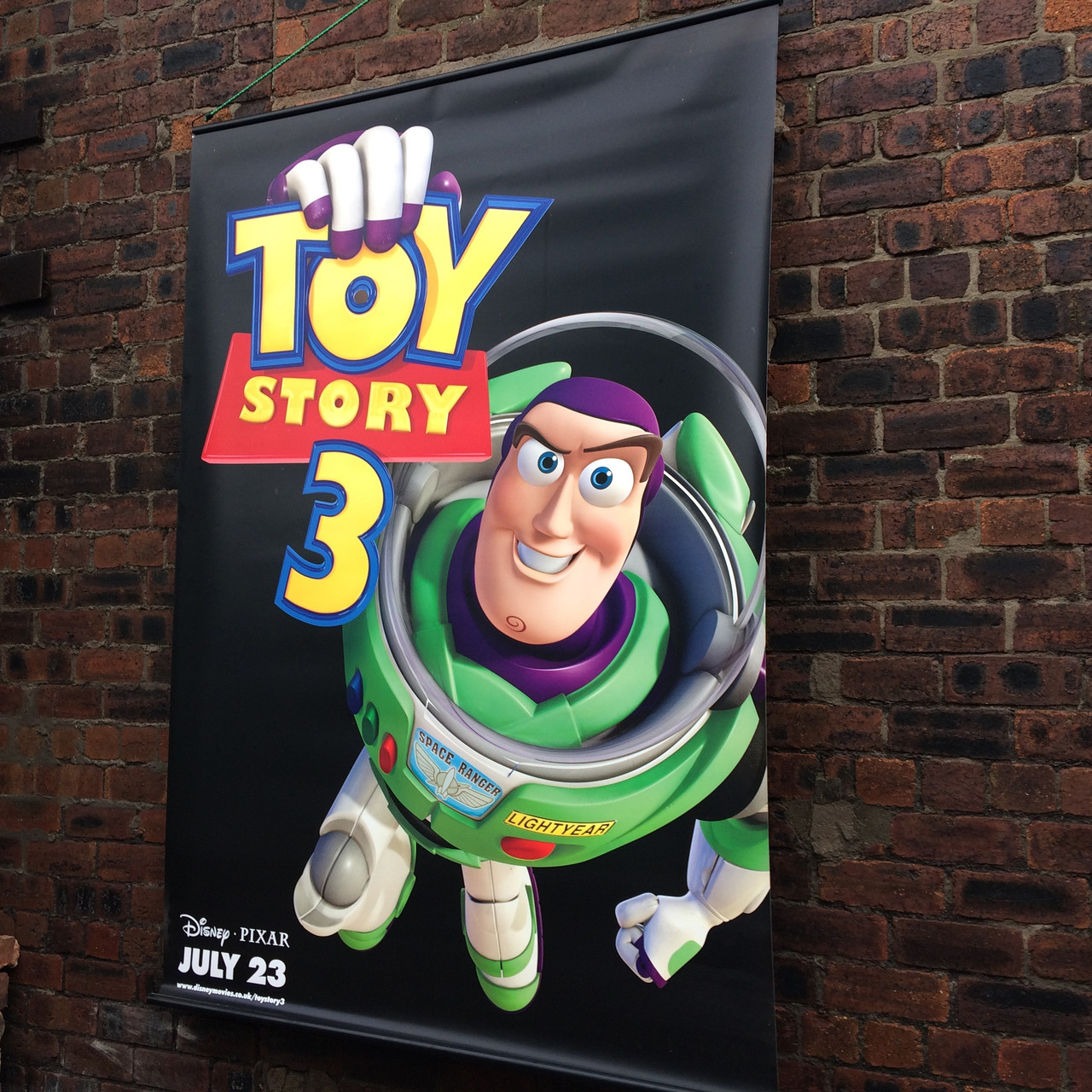 Toy Story 3 (Disney Pixar 2010) HUGE Cinema Foyer poster featuring Buzz ...