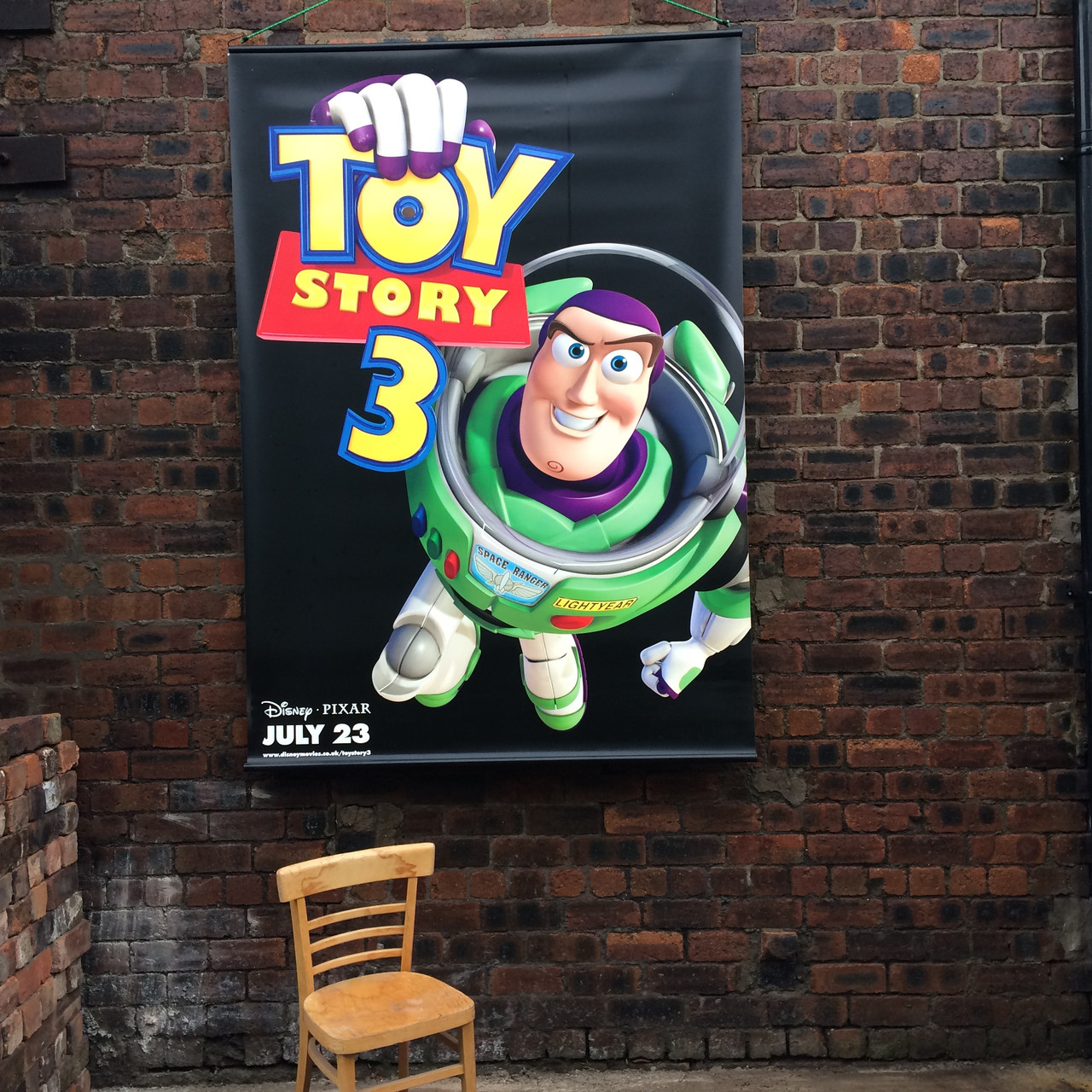 Toy Story 3 (Disney Pixar 2010) HUGE Cinema Foyer poster featuring Buzz ...