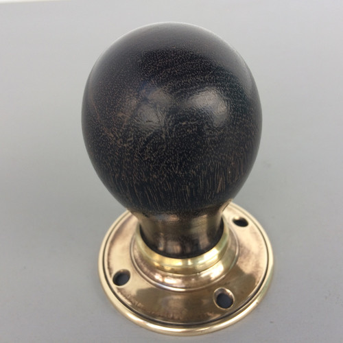 Single original Victorian/ Edwardian pear shaped door knob/ door handle