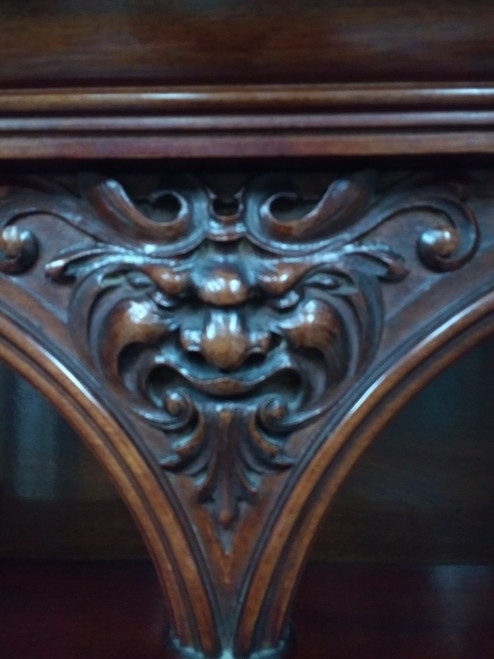 A very decorative Victorian Dresser which formerly resided in the Coats Observatory in Paisley. A large piece which would work well in a commercial or private setting.  A great local piece in good condition, however, a small pane of glass has come away from one of the doors which we still have, and there is a split on the very bottom base board which does not affect the aesthetics A very decorative Victorian Dresser which formerly resided in the Coats Observatory in Paisley. A large piece which would work well in a commercial or private setting.  A great local piece in good condition, however, a small pane of glass has come away from one of the doors which we still have, and there is a split on the very bottom base board which does not affect the aesthetics