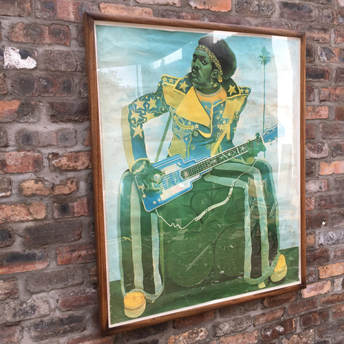 ** SOLD OUT ** A 1970's Vintage Music Poster print by John Byrne