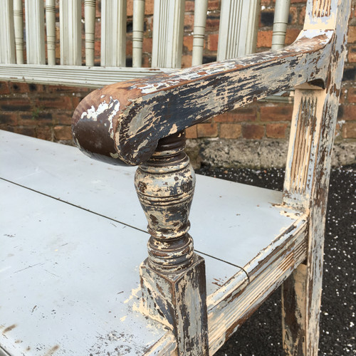 ** SOLD OUT ** Victorian Painted Bench ( Oak )