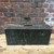 A lovely example of a Vintage Tool box with leather handle and metal corners
