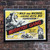 Motorcyle Gang 1957 original vintage movie poster in a black frame
