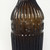 Original vintage brown glass ribbed bottle with GLASGOW insignia on neck.