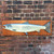 ** SOLD OUT ** Medium  painted carved wood Salmon display mounted on board. 