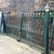 Large set of Victorian/ Edwardian painted cast/ wrought iron gates.