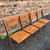 ** SOLD OUT ** Folding Oak bench seats 