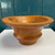 Very decorative small wooden turned bowl. Size approximately Diameter 18cm and H 10 cm. Very decorative small wooden turned bowl. Size approximately Diameter 18cm and H 10 cm.