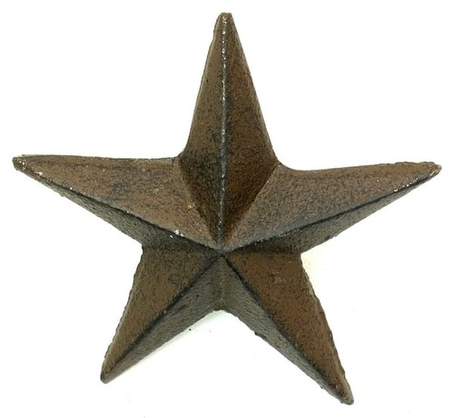 Cast Iron Nail Star - Large Set of 12