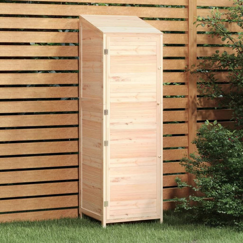 vidaXL Garden Shed 21.7"x20.5"x68.7" Solid Wood Fir