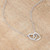 .22 Ct Interlocking Hearts Necklace with CZ