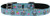 Cupcakes Nylon Dog Collar with classic buckle 3/8" Blue Size 8