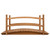 vidaXL Garden Bridge 55.1"x23.6"x23.6" Solid Firwood