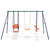 vidaXL Swing Set with 5 Seats Orange