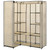 vidaXL Corner Wardrobe Cream 51.2"x34.3"x66.5"