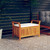 vidaXL Patio Storage Bench with Cushion 35.8" Solid Wood Acacia