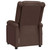 vidaXL Massage Chair Brown Faux Leather