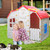 Cottage Kids Playhouse with Openable Windows and Working Door