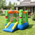 Inflatable Bounce House Jumper Castle Kid's Playhouse without Blower - Color: Multicolor