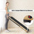 2-in-1 Folding Treadmill with Remote Control and LED Display-Golden - Color: Golden - Size: 2-2.75 