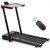 3-in-1 Folding Treadmill with Large Desk and LCD Display-Black - Color: Black - Size: 2-2.75 HP