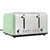 Redmond 4-Slice Extra Wide Slot 1650W Stainless Steel Toaster in Moss Green