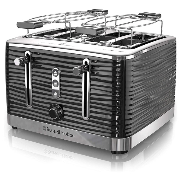 Russell Hobbs Retro Style 4 Slice Toaster in Black