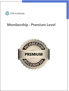 CFA Institute Membership - Charterholder  Premium