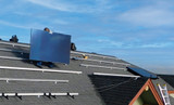 You can use the Solar Panel Caddy to effortlessly carry solar panels along the roofline.