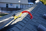 Ridgepro Roof Hook provides an anchor point on the roof pitch prior to anyone standing on the roof.