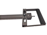 The handle is adjustable to accommodate the comfort of the user.