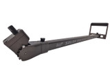 Torque limiter features collapsible handle with protects bit connection when in the storage position