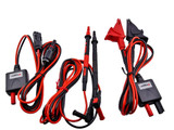 The DCM1500S includes DCM 4mm Lead set (with probes and crocodile clips). TP100 K-type thermocouple probe, PVHV1 Lead (4mm) and PVHV2 Lead (PV Plugs)