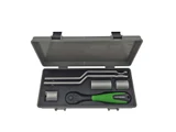 Six component tool set with carrying case for the removal and reinstall of Tesla zep solar systems.