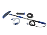 SolaReef residential solar panel cleaning system with water-fed brush, extendable pole and SolarWater treatment capsules