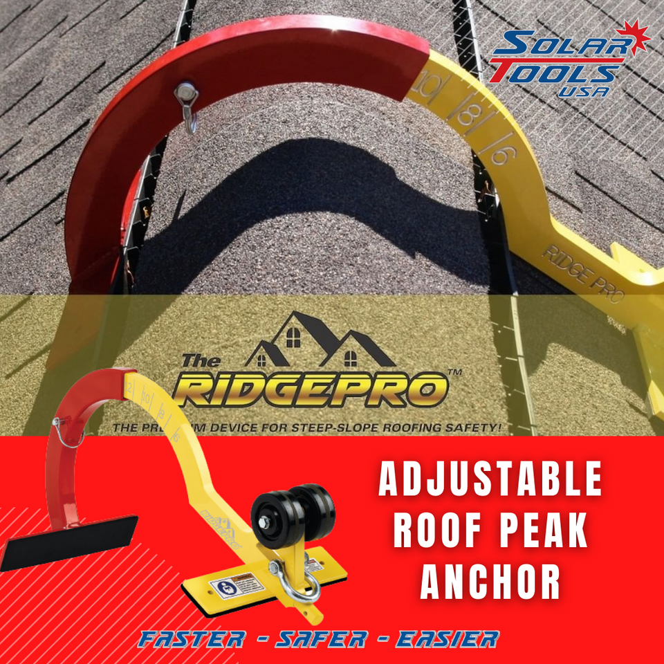 RidgePro Roof Anchor (a roof anchor that doesn't need to be anchored to