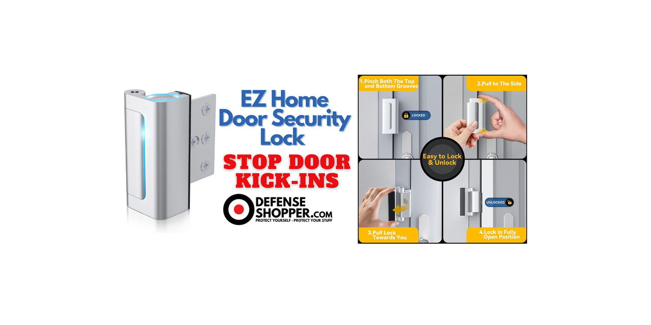 Home Security, Stop Door Kick-Ins, Stop Home Invastion, Free Shipping