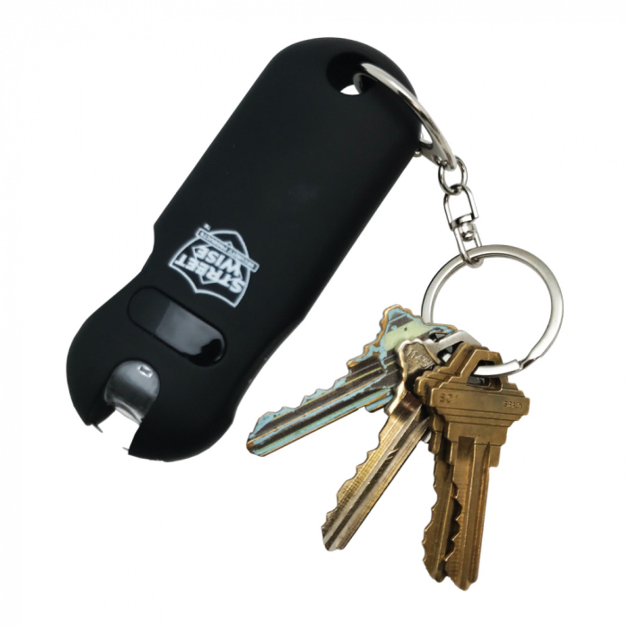 Pocket stun gun, keychain for pranks, in the form of car keys or a