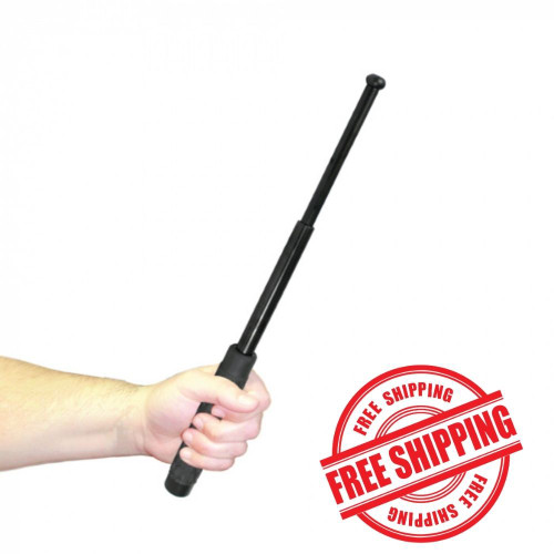 Police Force 16" Expandable Steel Baton in hand
