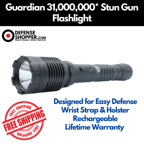 Guardian Stun Gun Flashlight, Easy Defense