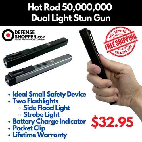 Streetwise Hot Rod 50,000,000 Dual Light Stun Gun Main