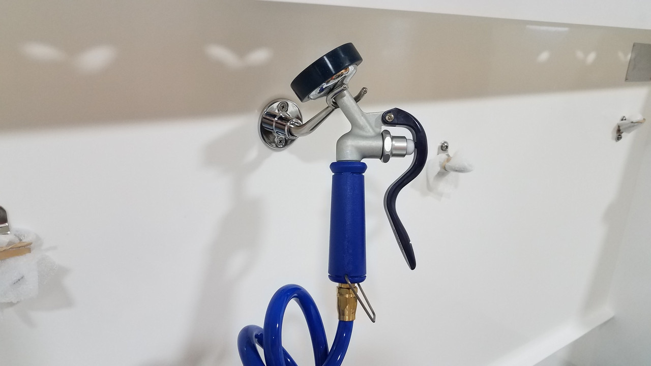 dual lever faucet nozzle