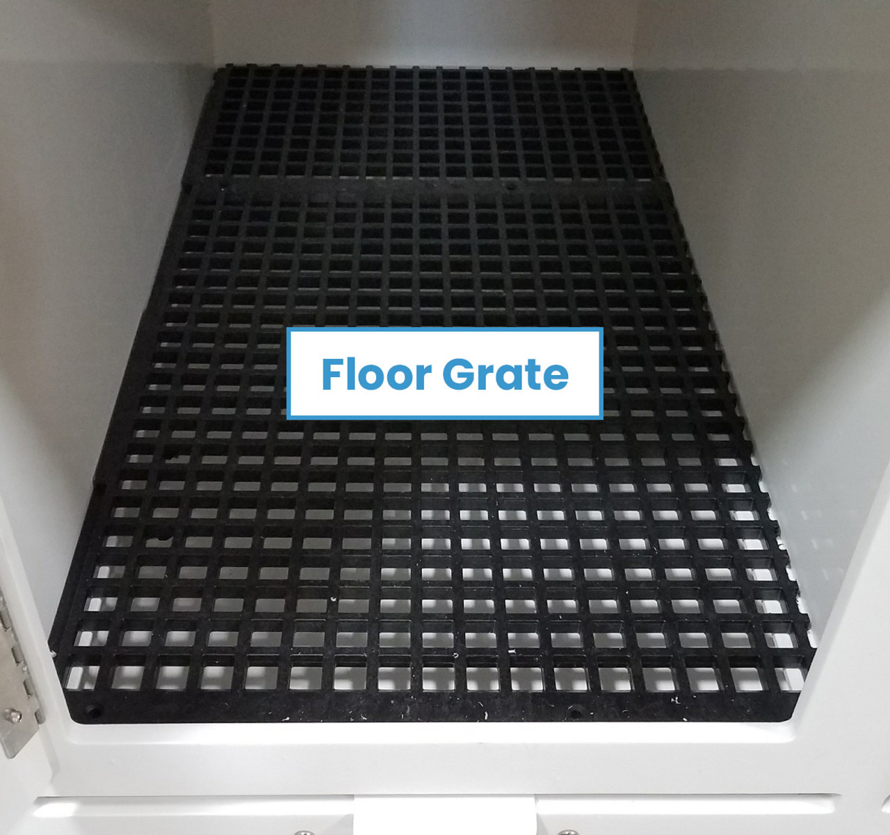labeled grate floor