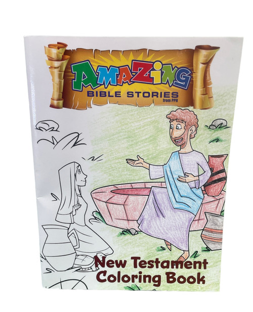 Amazing Bible Stories- New testament coloring book