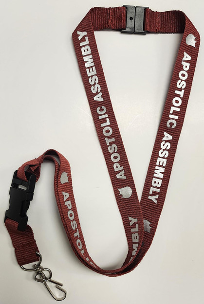Burgundy Lanyard